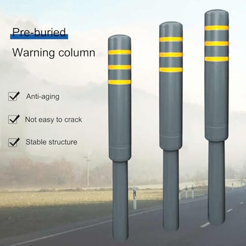 Metal Safety Bollard (Gray (2pcs))