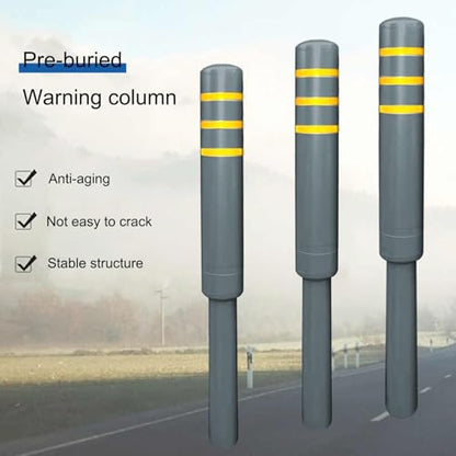 Metal Safety Bollard (Gray (2pcs))