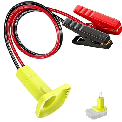 Jumper Cables Adapter Compatible with Ryobi 18V Battery