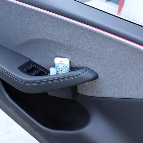 Door Side Storage Box for Tesla Model 3 Highland 2024 (Door Storage Box_Front Door_ABS)