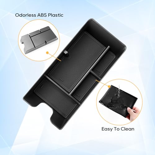 Center Console Organizer Tray for 2025 (2025-2026 Toyota Camry Center Black)