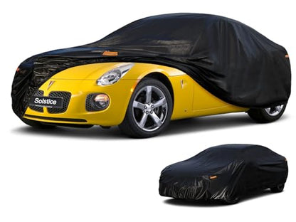 7 Layers Waterproof Car Cover for Pontiac Solstice 2005 (PE-Black / Custom Fit Pontiac Solstice)