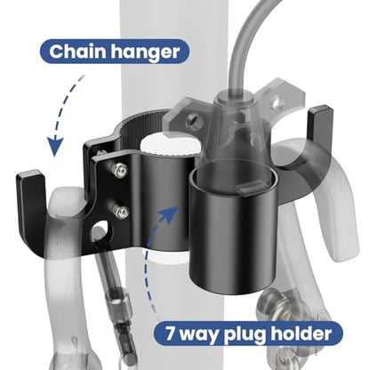 Aluminum Towing Chain Holder with Trailer 7