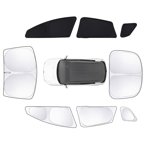 8pcs Car Window Shades for Tesla Model S 2012 (for Model S2012-2026 (No S Plaid/Long Range))