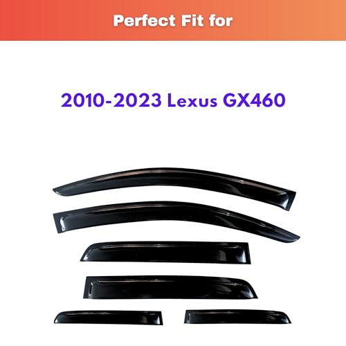 Rain Guards Fit for 2010 (2010-2023 GX Series)