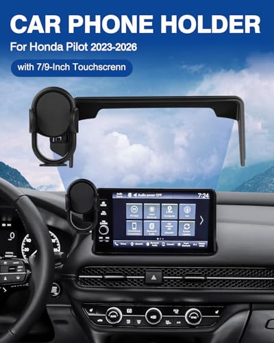 Custom Fit for Car Phone Holder Honda Pilot 2023 (Auto-Look / Honda Pilot 2023-2026(7/9-In))