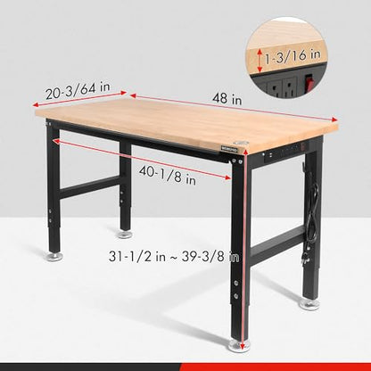48" Adjustable Workbench (4FT workbench)