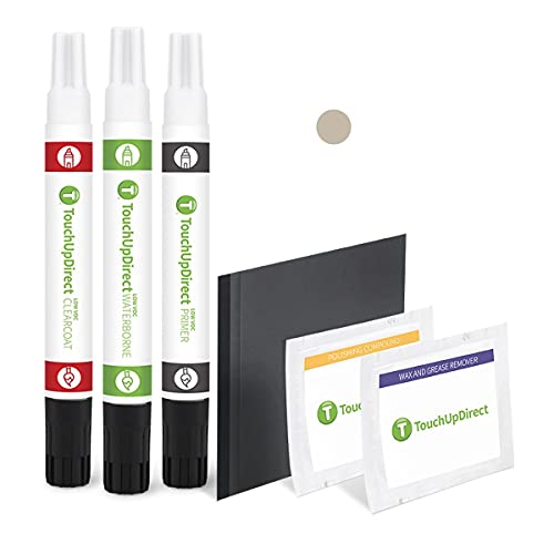 4V6 Quicksand Compatible with Toyota Exact Match Touch Up Paint Combo (Combo - Platinum Kit / Quicksand)