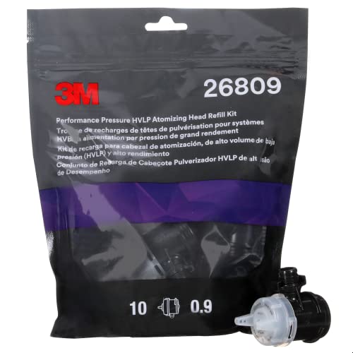 Performance Pressure HVLP Atomizing Head Refill Kit 26809 (Feed Type: Pressure / 0.9mm)