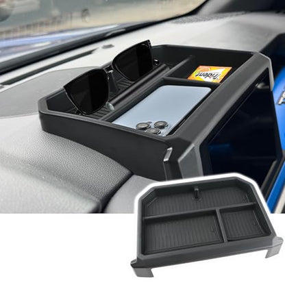 Dashboard Storage Box Compatible with 2024 2025 Toyota Tacoma and 2025 4Runner Accessories Center Console Screen Dash Organizer Tray (Dashboard Organizer Tray)