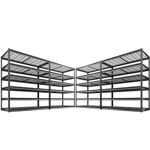 3500LBS Garage Shelving (6-Tier,55" W x 26" D x 84" H)