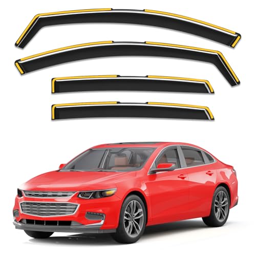 Window Visors Rain Guards for Chevy Malibu 2016 (Fit for 2016-2025 Chevy Malibu(9 Gen))