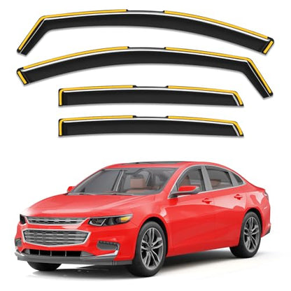 Window Visors Rain Guards for Chevy Malibu 2016 (Fit for 2016-2025 Chevy Malibu(9 Gen))