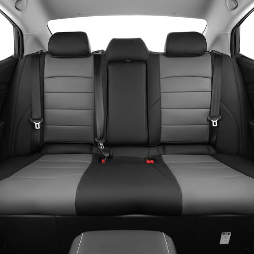 Camry Car Seat Covers Custom for Toyota 2025 2026 Camry (Leatherette(Black/Gray) / 2025-2026 Camry Hybrid (XLE/XSE))