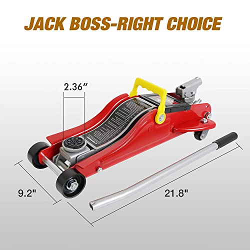Floor Jack 2.5 Ton (2.5 Ton With Case / Red)