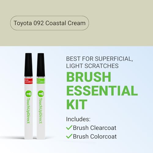 Car Paint Touch Up Brush Kit (Brush - Essential Kit / Coastal Cream)