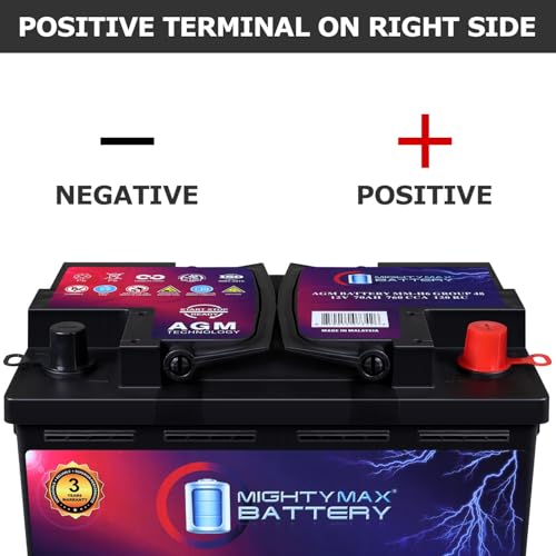 MM H6 Start and Stop Car BCI Group Size 48 12V 70 AH (Group 48)