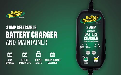 3 AMP Battery Charger and Maintainer (6V/12V @ 3 AMP)