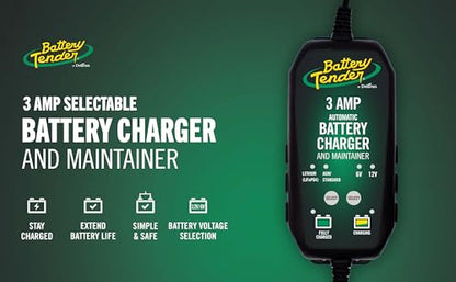 3 AMP Battery Charger and Maintainer (6V/12V @ 3 AMP)