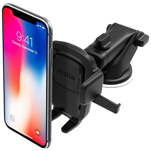 Easy One Touch Classic Dash & Windshield Universal Car Mount Phone Holder Desk Stand for iPhone (Classic)