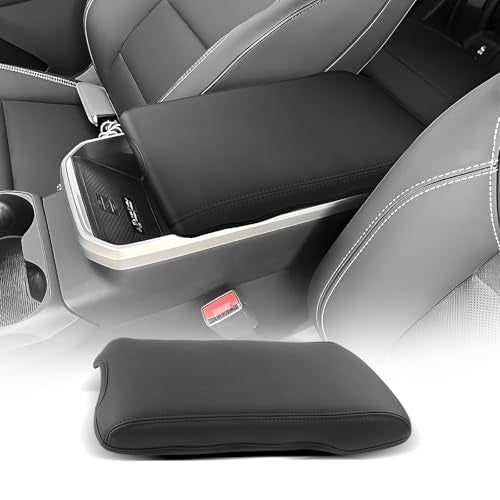 for 2025 2026 2027 GMC Terrain Center Console Cover Armrest Box Cover Terrain (GMC Terrain 2025+ Thin Black leather)