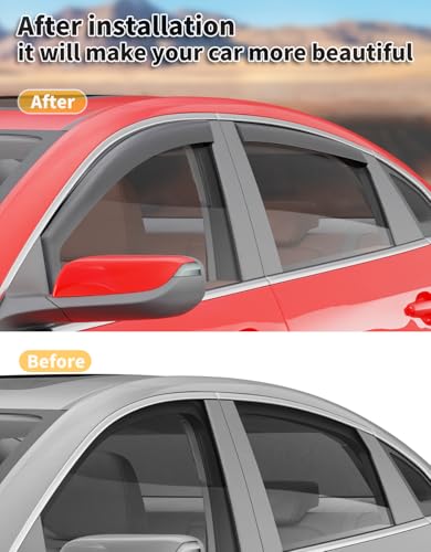 Window Visors Rain Guards for Chevy Malibu 2016 (Fit for 2016-2025 Chevy Malibu(9 Gen))