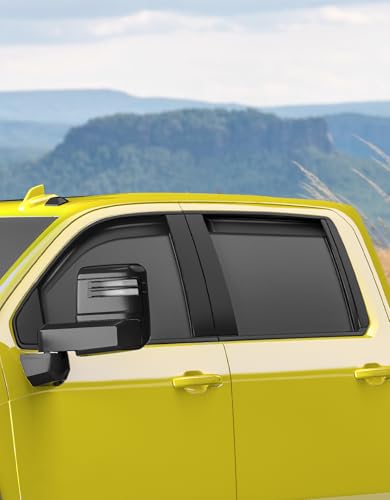 Rain Guards for Chevy Silverado (2020-2026 Silverado/Sierra 2500HD/3500HD Crew Cab)