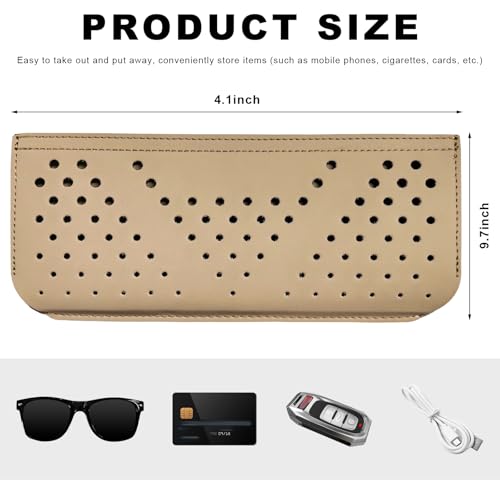 Car Seat Side Pocket Organizer (Beige)