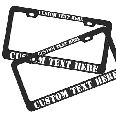 License Plate Frame (license plate holder)