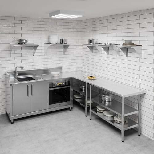 12" X 16" Stainless Steel Wall Shelf (16 in. x 12 in.)