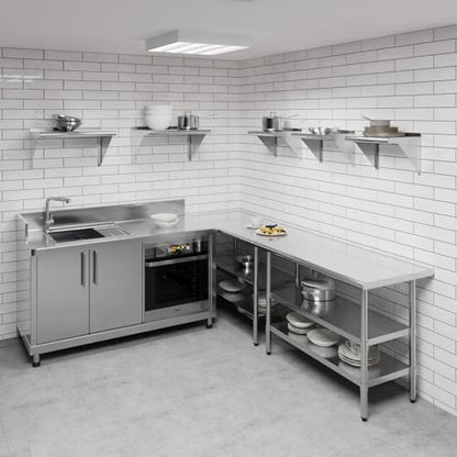 12" X 16" Stainless Steel Wall Shelf (16 in. x 12 in.)