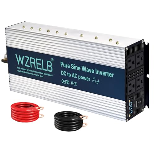 1800W Pure Sine Wave Inverter 36V DC to 110V 120V AC