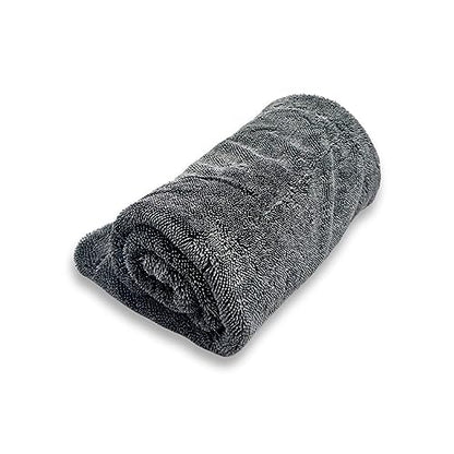 Hydro-FIL XL | Professional Grade Microfiber Towel | Extra Large 20” x 31.5” | Highly Absorbent | Premium Drying Cloth for Car Detailing (Grey) (Grey)