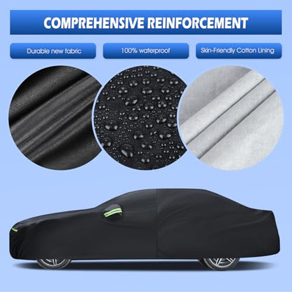 Car Cover Fit for 2008 (Black / Custom Fit for Mercedes Benz C-Class)