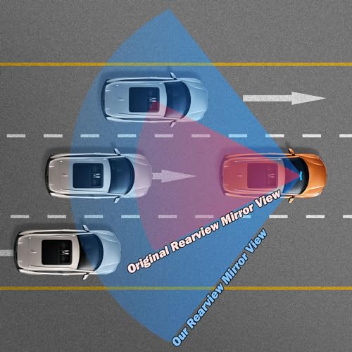 Rearview Mirror (Blue 2 PCS)
