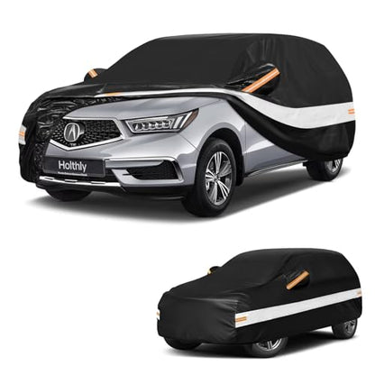 10 Layers SUV Car Cover Custom Fit for Acura MDX (Black Gray / Custom Fit for Acura MDX)