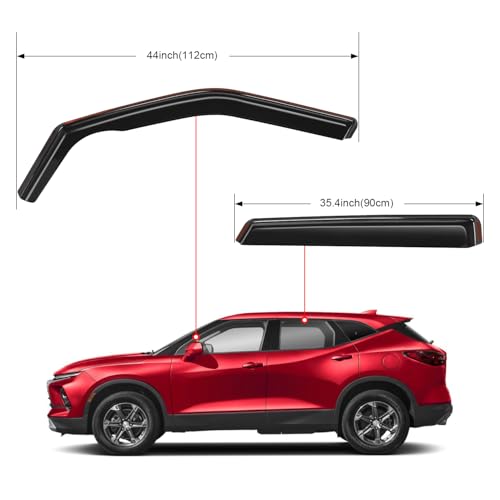 in Channel Rain Guards for Chevy Blazer 2019 (Chevy Blazer 2019-2026)