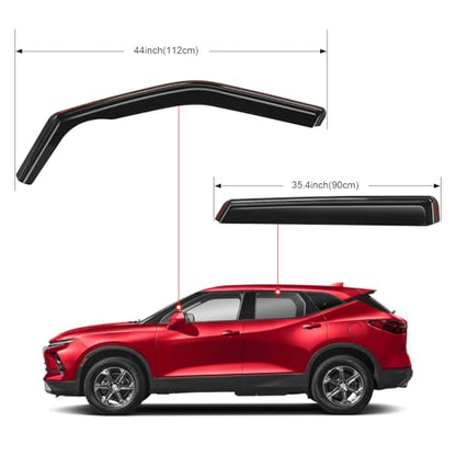 in Channel Rain Guards for Chevy Blazer 2019 (Chevy Blazer 2019-2026)