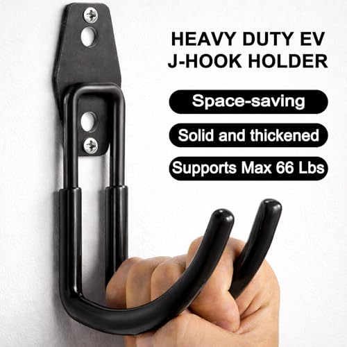 EV Charging Cable Holder for Garage (NACS-J1772-301)