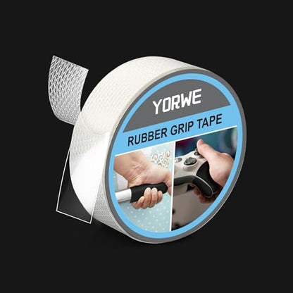 Rubber Grip Tape (1In x 10Ft / Clear)