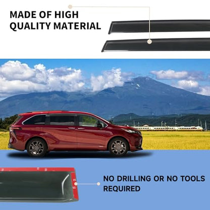 Rain Guards Fits for 2021 (For 2021-2024 Sienna)