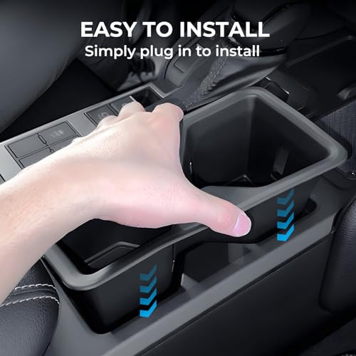 Center Console Cup Holder Inserts for Toyota Land Cruiser 2027 2026 2025 2024 (Cup Holder for 2024-2027 Land Cruiser)