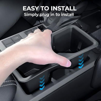Center Console Cup Holder Inserts for Toyota Land Cruiser 2027 2026 2025 2024 (Cup Holder for 2024-2027 Land Cruiser)
