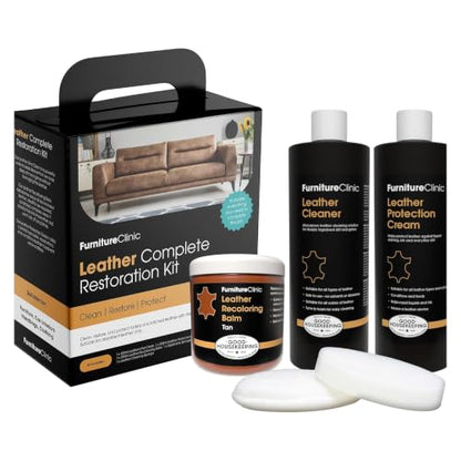 Leather Complete Restoration Kit (Tan / Complete Kit)