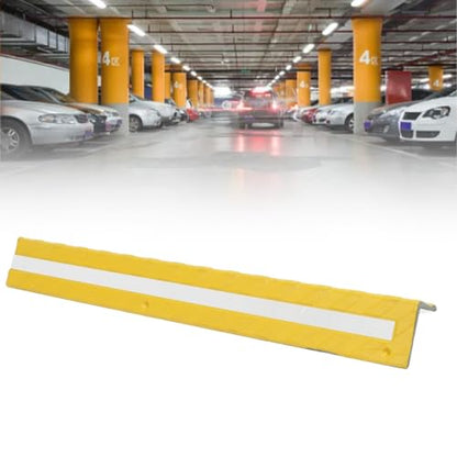 Garage Wall Protector Rubber Wall Corner Guard for Parking Garages (Yellow)