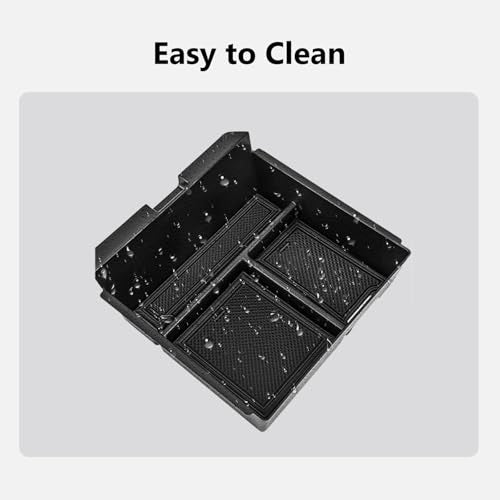 5pcs Center Console Organizer Tray for Tesla Model 3 Highland Model Y Juniper Model Y L 2025 2026 Accessories Storage Tray Armrest Tray Insert Cup Holder Hidden Compartment Storage (Juniper & Highland (Style 1))