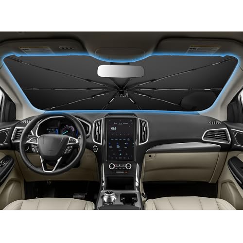 for 2026 Ford Edge Car Windshield Sun Shade Umbrella (2015-2026 Edge)