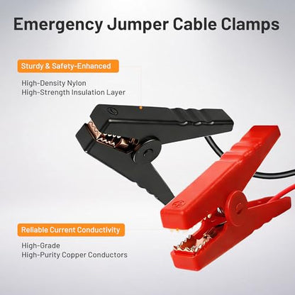 Jumper Cables Adapter for Milwaukee M12 12V Battery (2FT 8AWG)