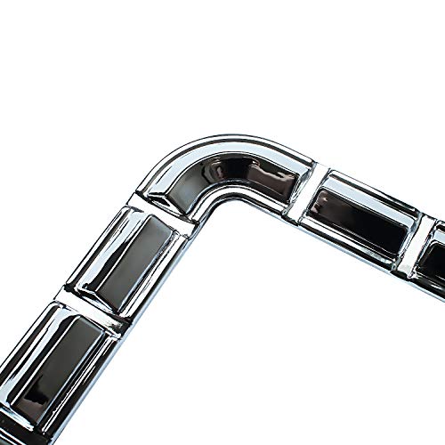 3D Chrome License Plate Frames (Chain Pattern)