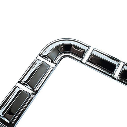 3D Chrome License Plate Frames (Chain Pattern)